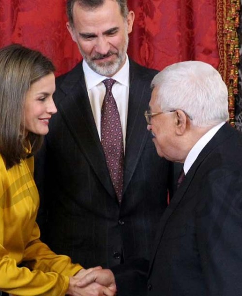 Los Reyes almuerzan con el Presidente de Palestina