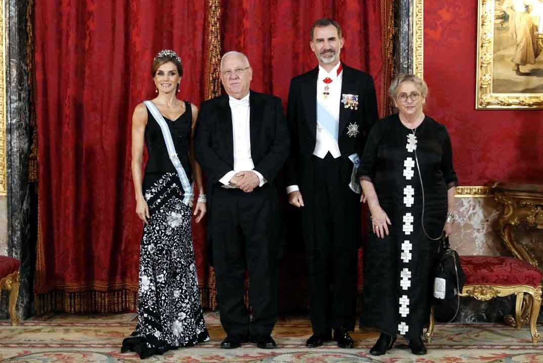 Los Reyes junto al Presidente Reuven Rivlin y su esposa Nechama Rivlin © Casa S.M. El Rey