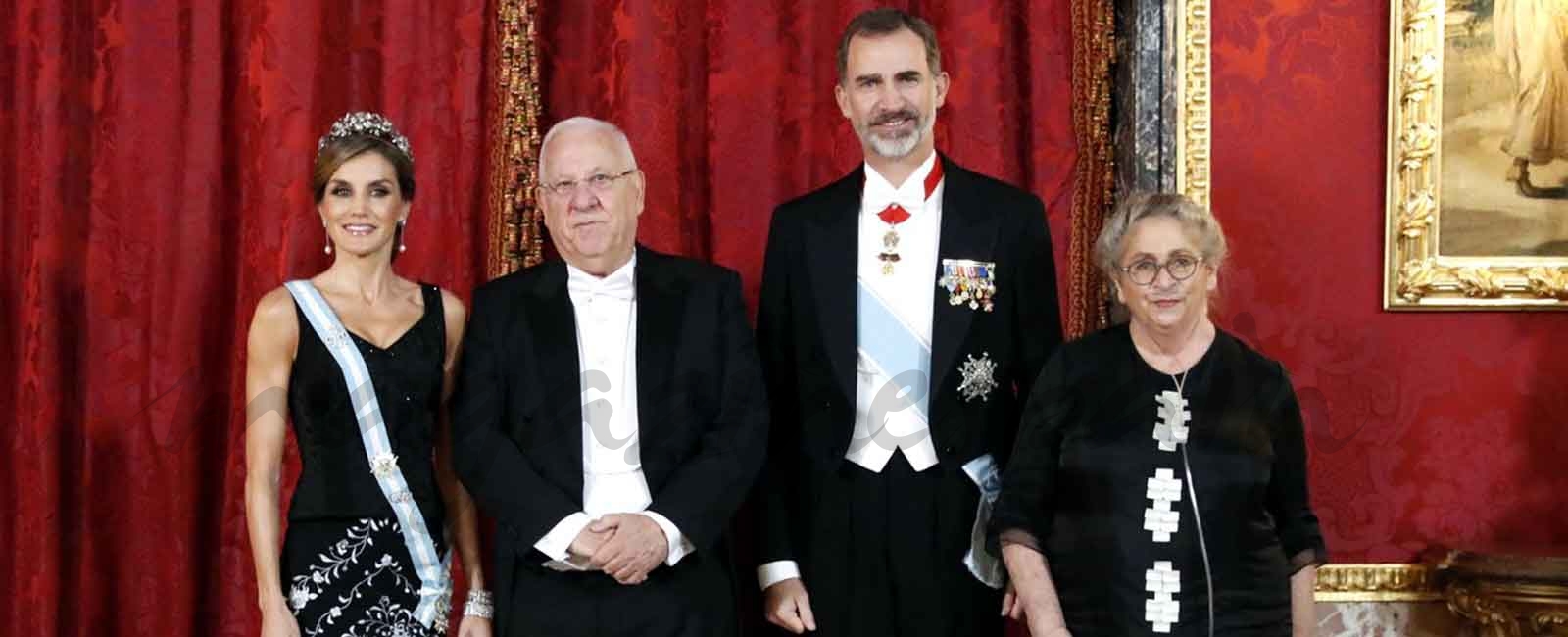 Cena de gala en el Palacio Real en honor al Presidente de Israel y a su esposa