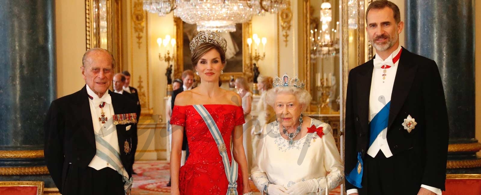 Cena de gala en Buckingham Palace en honor a los Reyes Felipe y Letizia