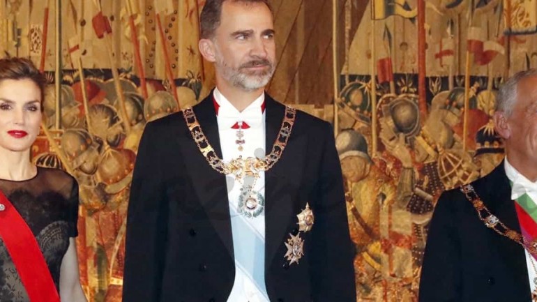 Don Felipe y doña Letiza, homenajeados con una cena de gala en Portugal