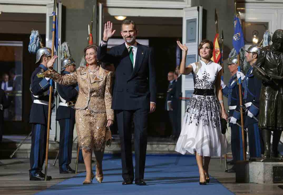 reeys de españa en premios princesa de asturias