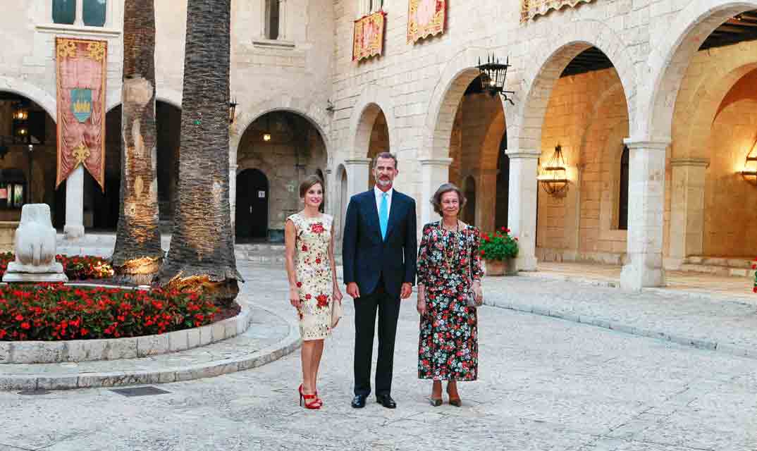 recepcion en el palacio de la almudaina