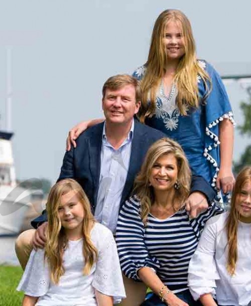 La Familia Real Holandesa, posado del verano