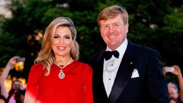 La reina Máxima y su espectacular vestido capa