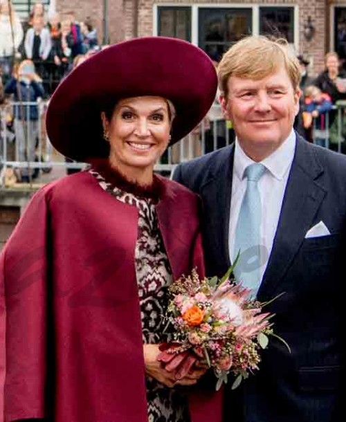 La reina Máxima de Holanda fiel a sus sombreros