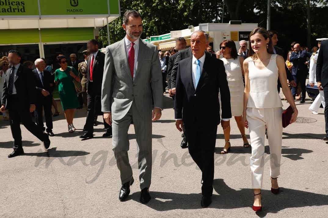 Los Reyes y el Presidente de Portugal © Casa S.M. El Rey