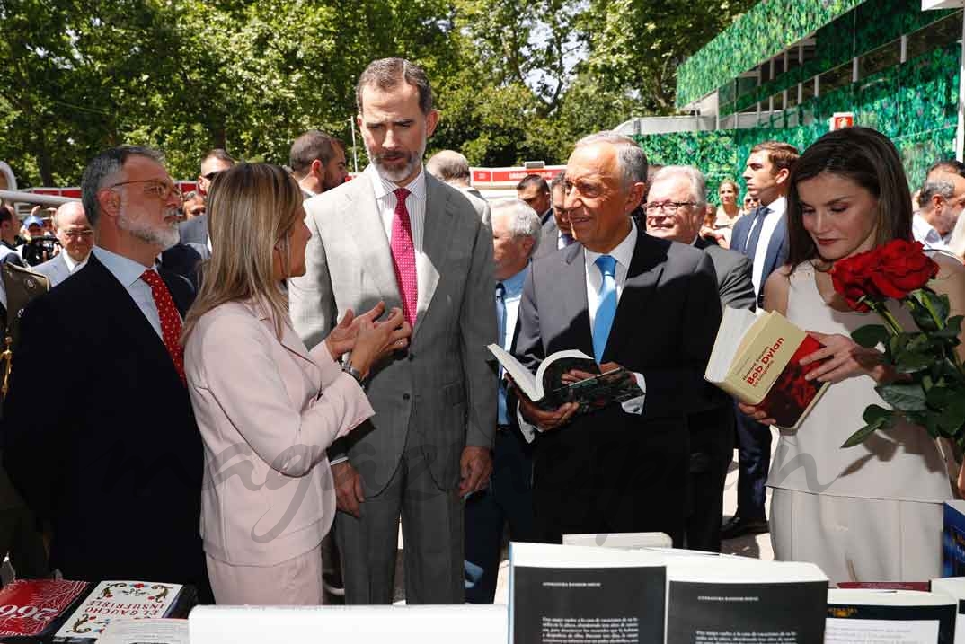 Los Reyes y el Presidente de Portugal © Casa S.M. El Rey