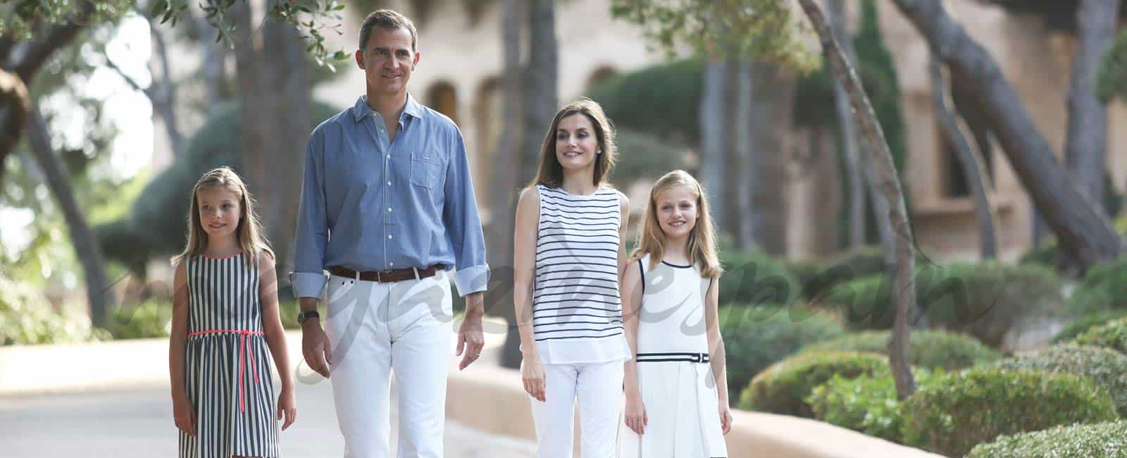 La Familia Real, posado de verano en el Palacio de Marivent