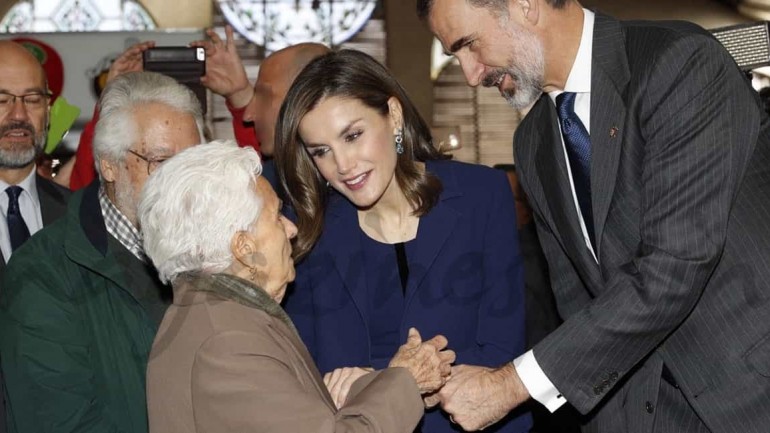 Los Reyes visitan el Mercado Central de Valencia