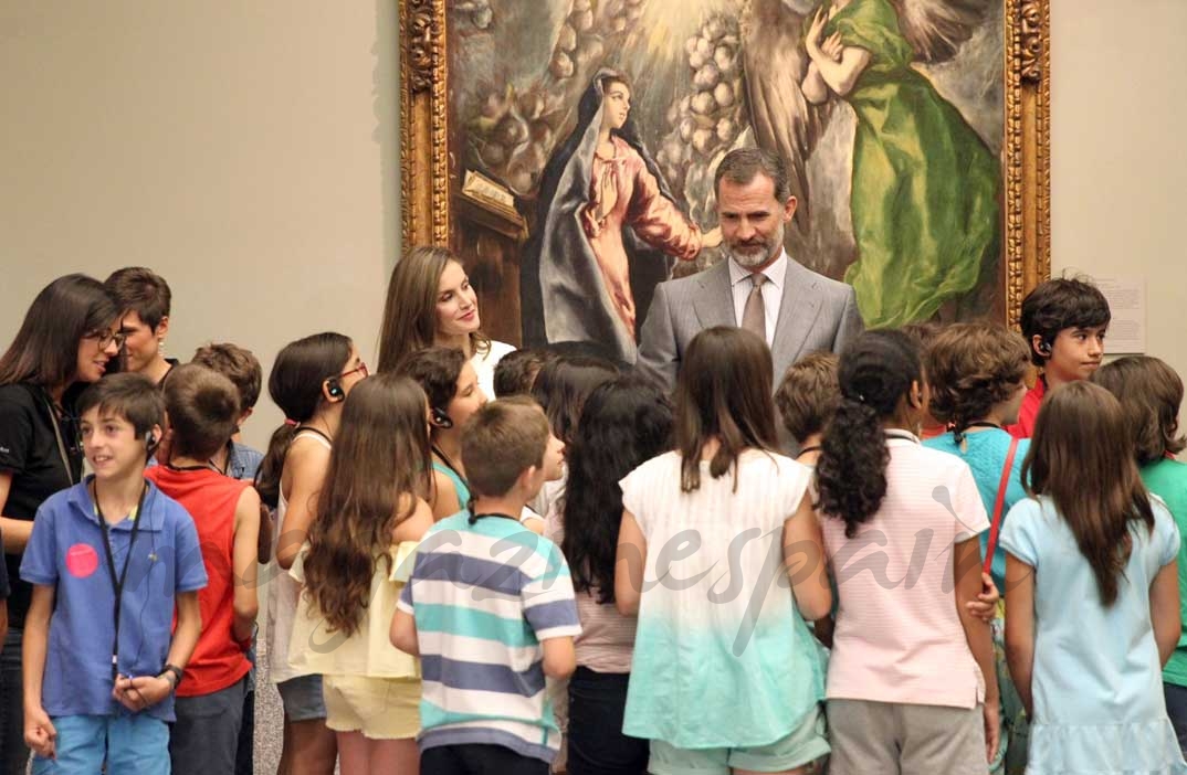 Los Reyes en El Museo del Prado © Casa S.M. El Rey