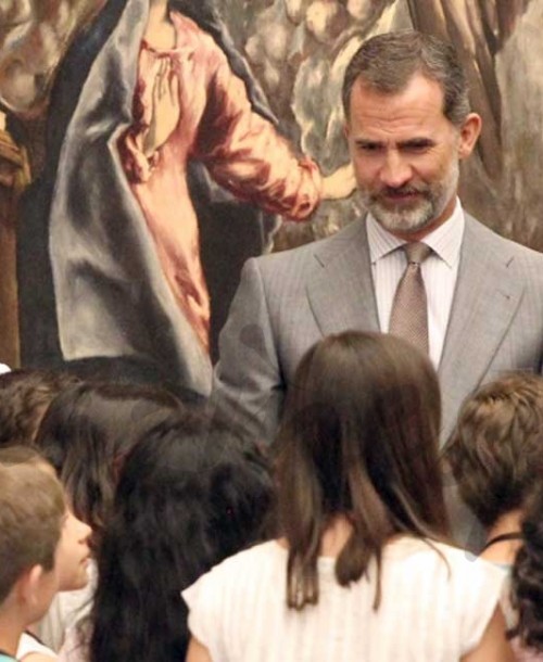 Los Reyes Felipe y Letizia celebran su tres años de reinado en El Prado