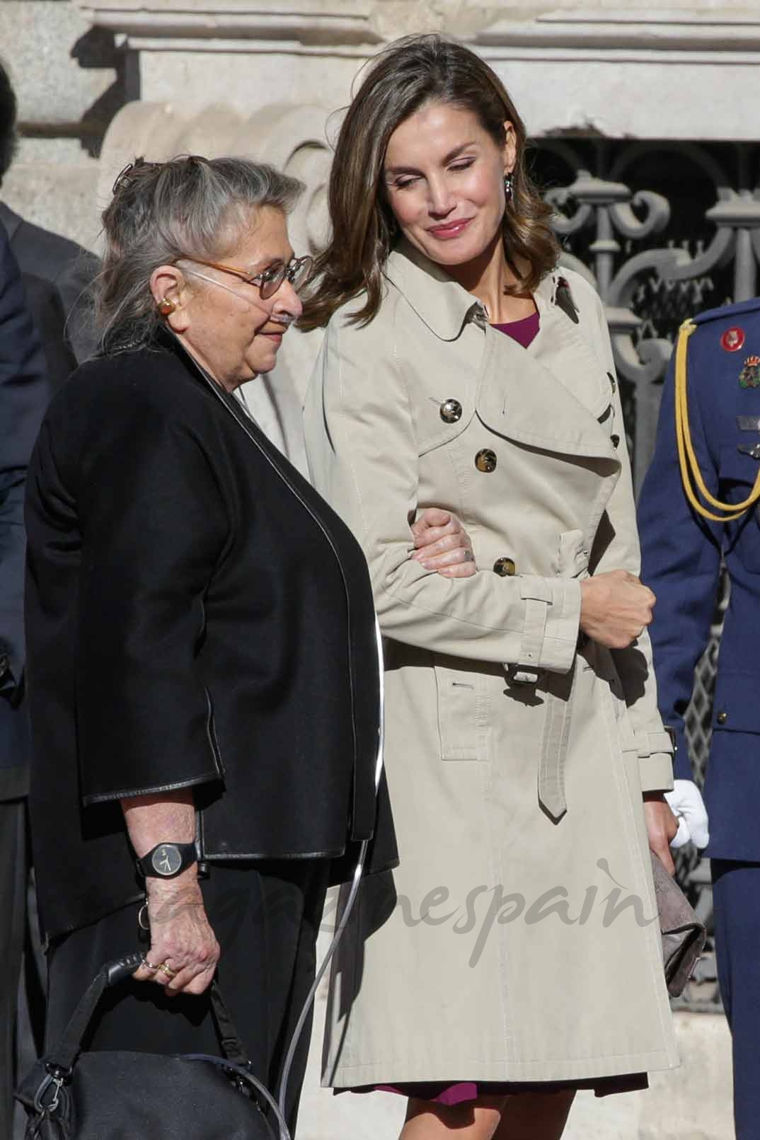 La reina Letizia junto a la Señora Nechama Rivlin