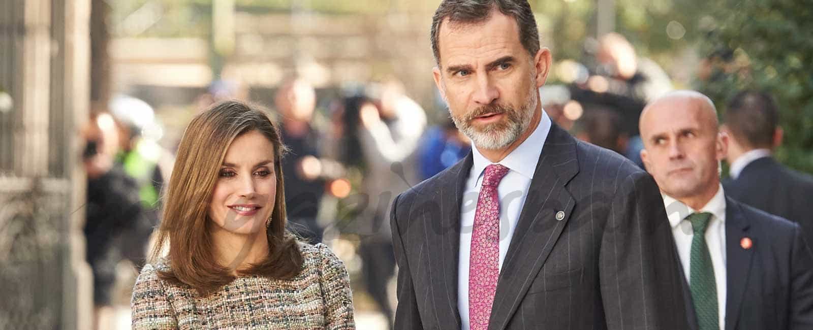 Reyes Felipe y Letizia en el Museo Thyssen