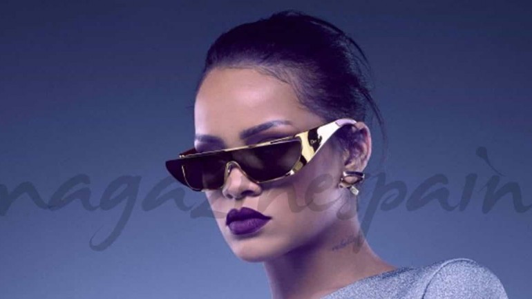 Rihanna, oro y plata en su nueva colección de gafas