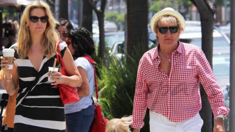 Rod Stewart en familia