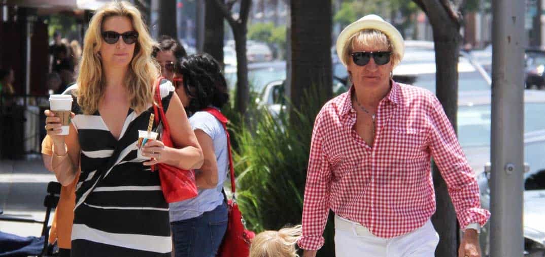 Rod Stewart en familia