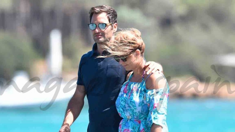 Roger Federer vacaciones familiares en Porto Cervo