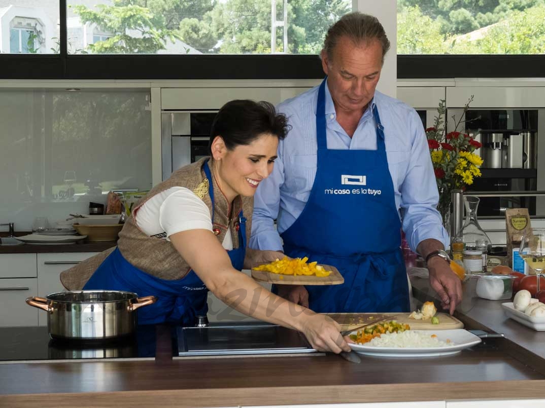 Rosa López y Bertín Osborne en "Mi casa es la tuya" © Mediaset