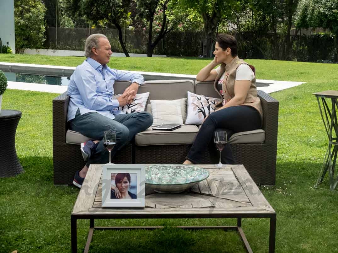 Rosa López y Bertín Osborne en "Mi casa es la tuya" © Mediaset