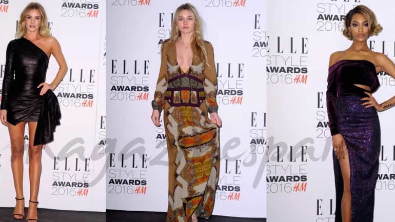 Desfile de bellezas en los Elle Style Awards