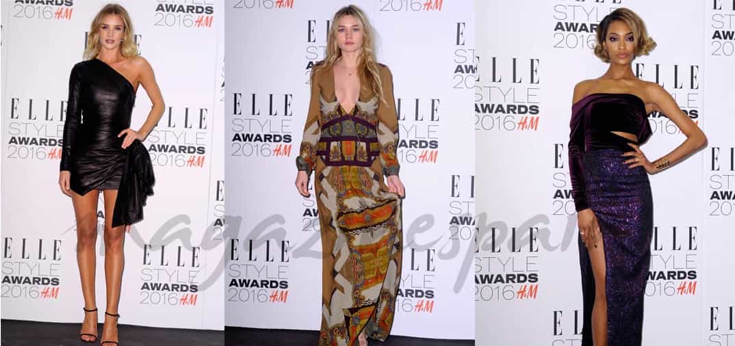 Desfile de bellezas en los Elle Style Awards