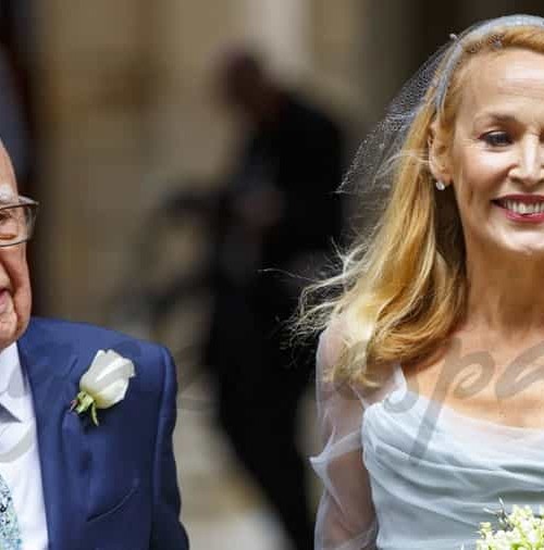 Rupert Murdoch (84) y Jerry Hall (59), matrimonio religioso