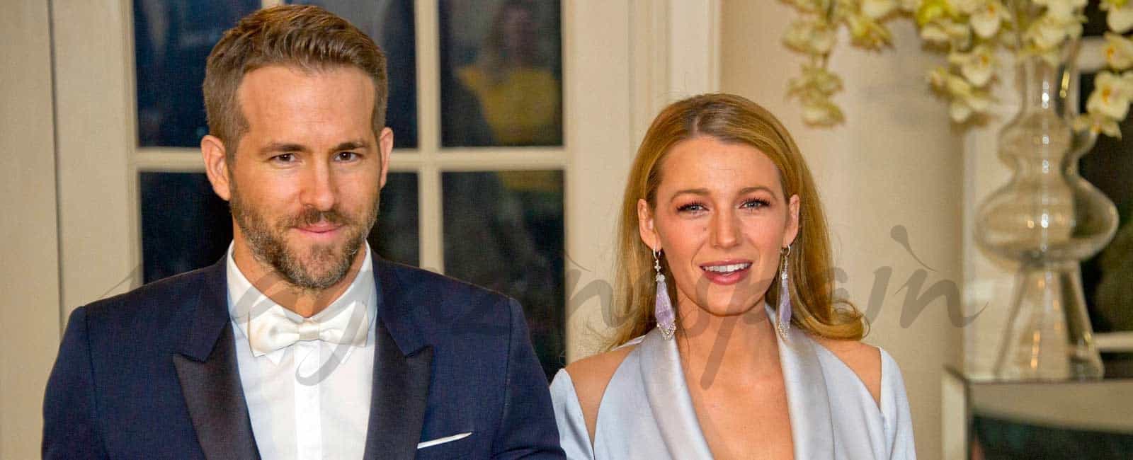 Ryan Reynolds y Blake Lively, padres por segunda vez