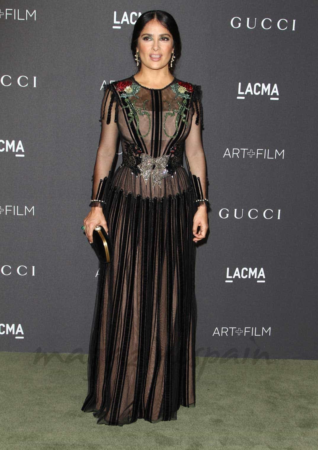 salma hayek en la gala lacma