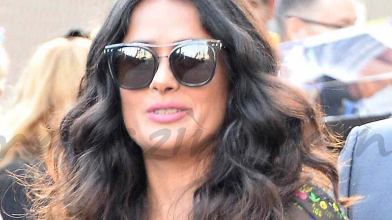 Salma Hayek y sus tacones de vértigo