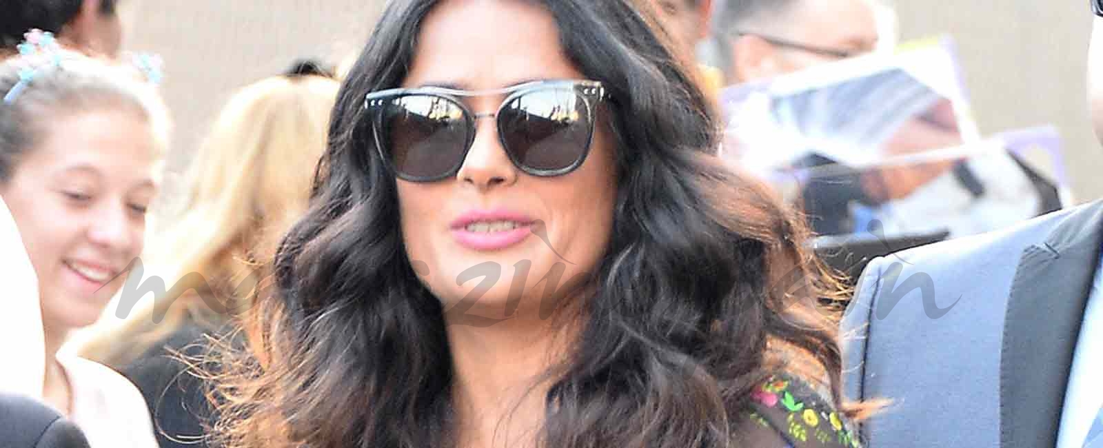 Salma Hayek y sus tacones de vértigo