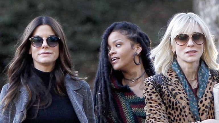 Rihanna se une a Cate Blanchett y Sandra Bullock, en el rodaje de Ocean’s Eight