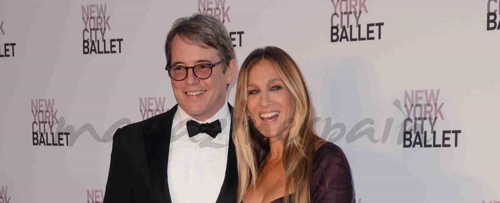 sarah-jessica-parker y matthew broderick en la opera de new york