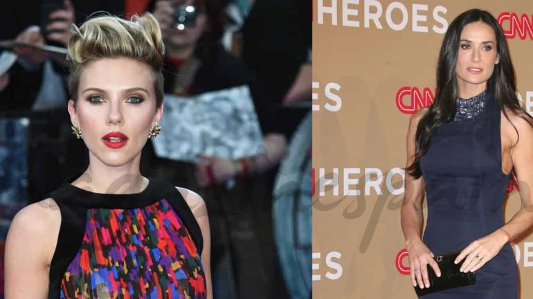 Scarlett Johansson y Demi Moore «Resacón en Las Vegas»