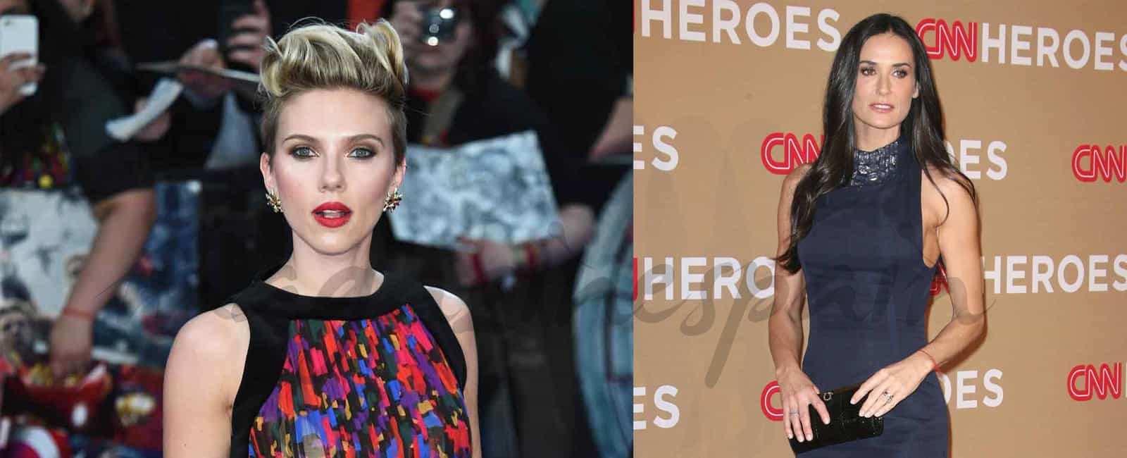 Scarlett Johansson y Demi Moore «Resacón en Las Vegas»