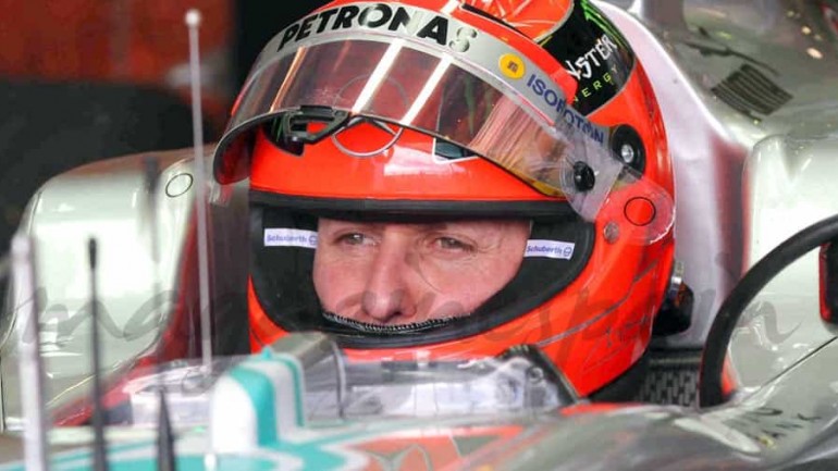 Schumacher ya está en casa