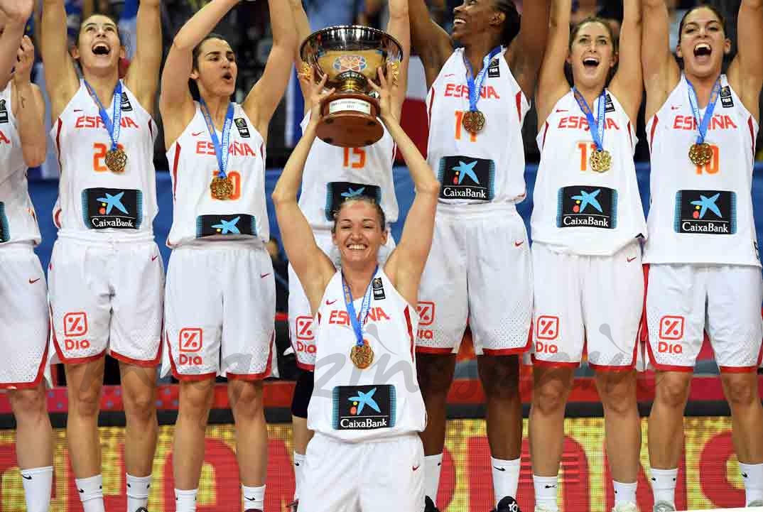 la seleccion española de baloncesto femenina campeona de europa