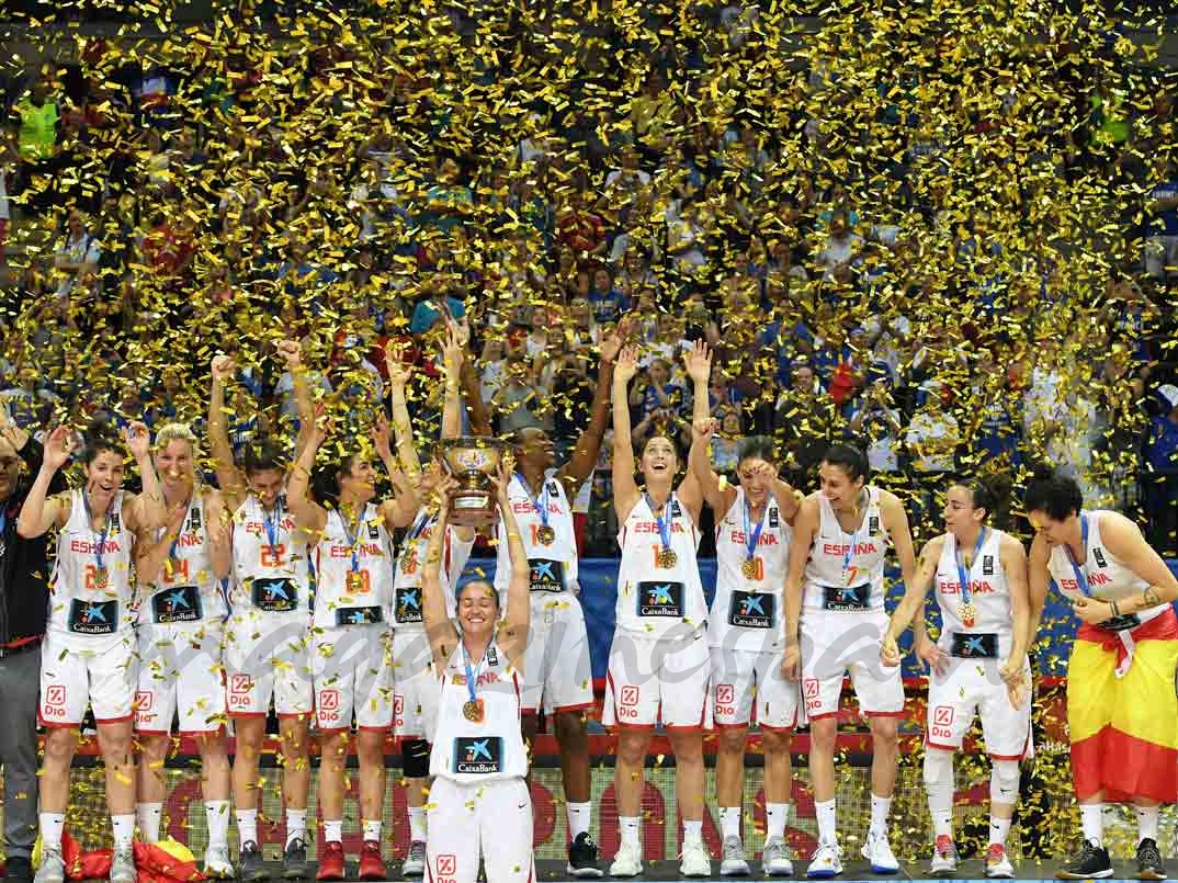 la seleccion española de baloncesto femenina campeona de europa