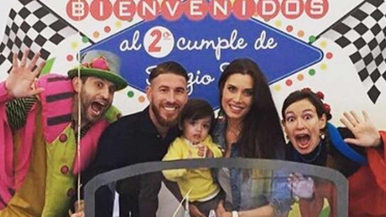 Sergio Ramos y Pilar Rubio celebran el cumpleaños de su hijo