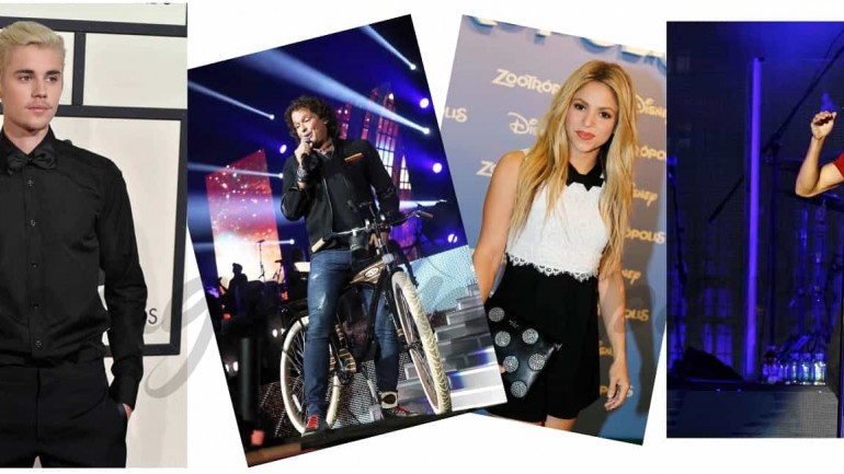Shakira y Carlos Vives, Enrique Iglesias y Justin Bieber con Major Lazer, elige la canción del verano
