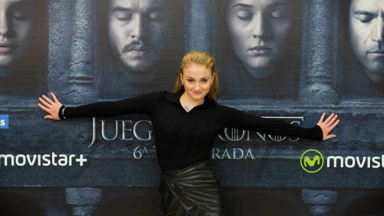 Sophie Turner, «Juego de tronos», visita Madrid