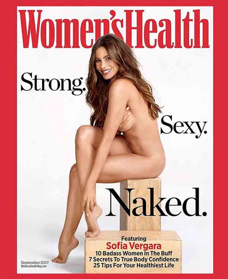 Sofia Vergara se desnuda para Women's Healt