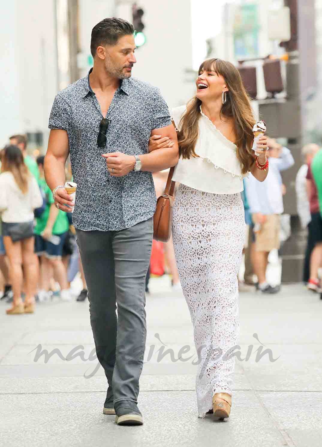 sofia vergara y joe manganiello felices por new york