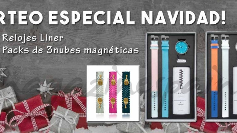 Sorteo Magazinespain Especial Navidad: dos relojes y dos packs de tres nubes magnéticas