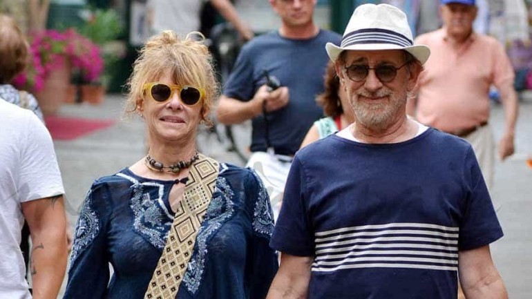 Steven Spielberg vacaciones con su familia en Portofino
