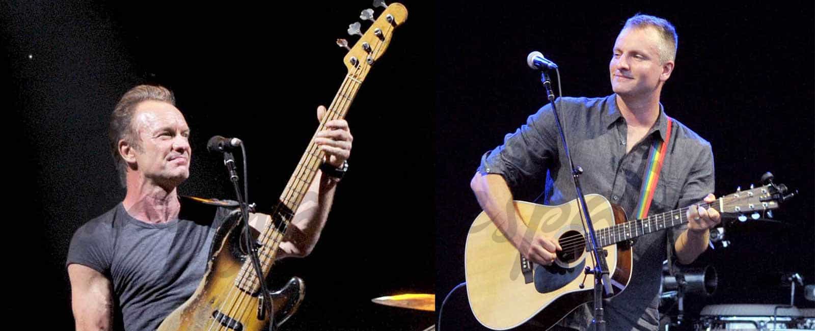 Sting y su hijo Joe Sumner, homenaje a Frank Sinatra en All’Assago Arena en Milán