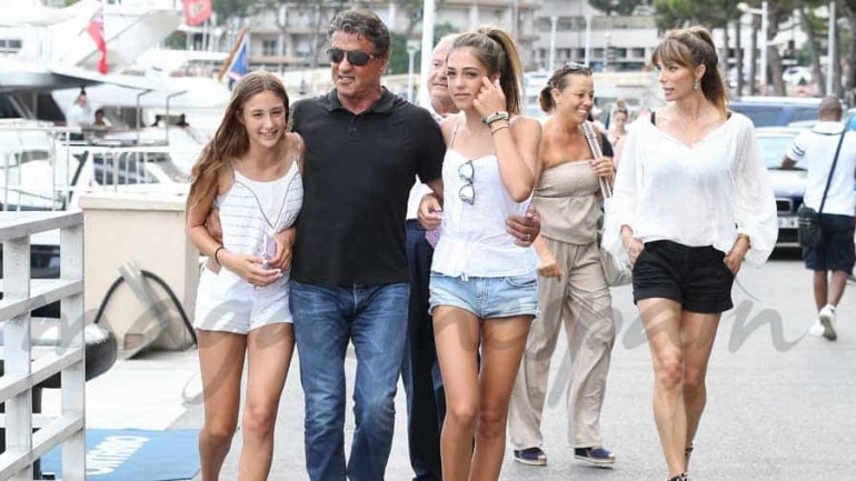 Sylvester Stallone y su familia repiten vacaciones