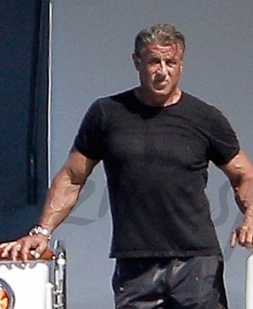 Sylvester Stallone continua sus vacaciones en la Costa Azul