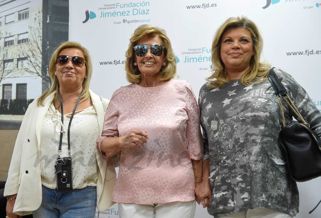 María Teresa Campos con sus hijas Terelu y Carmen