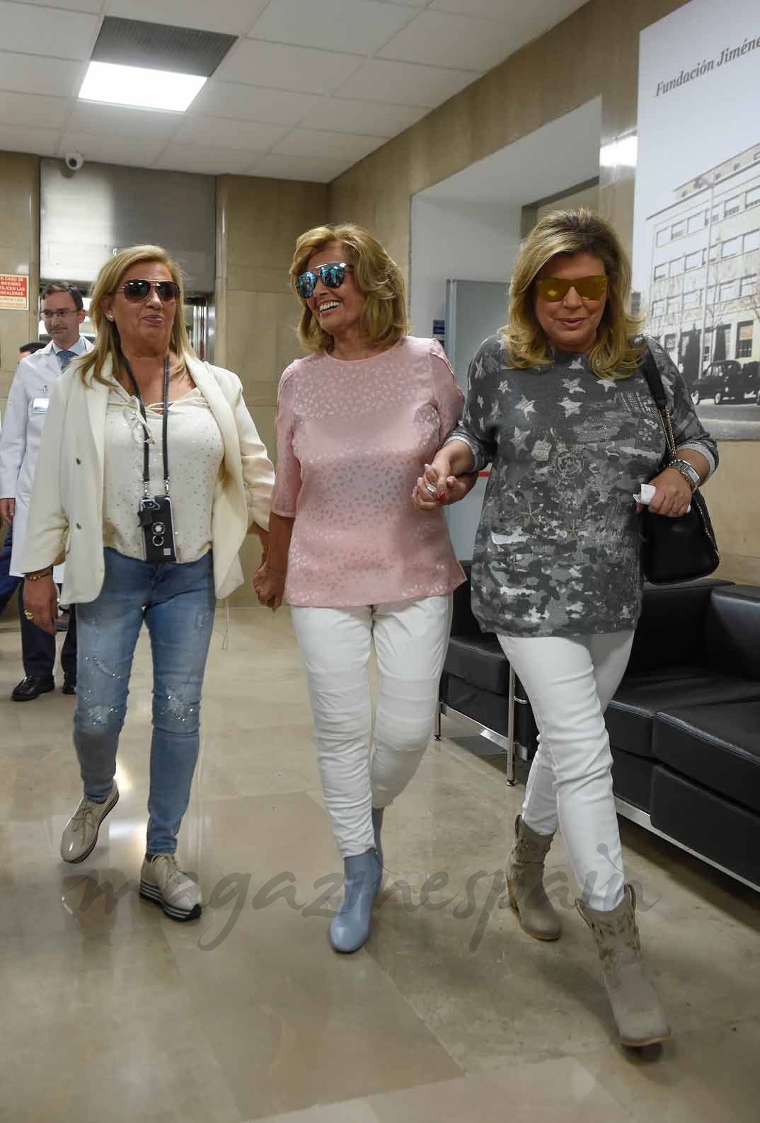 María Teresa Campos con sus hijas Terelu y Carmen